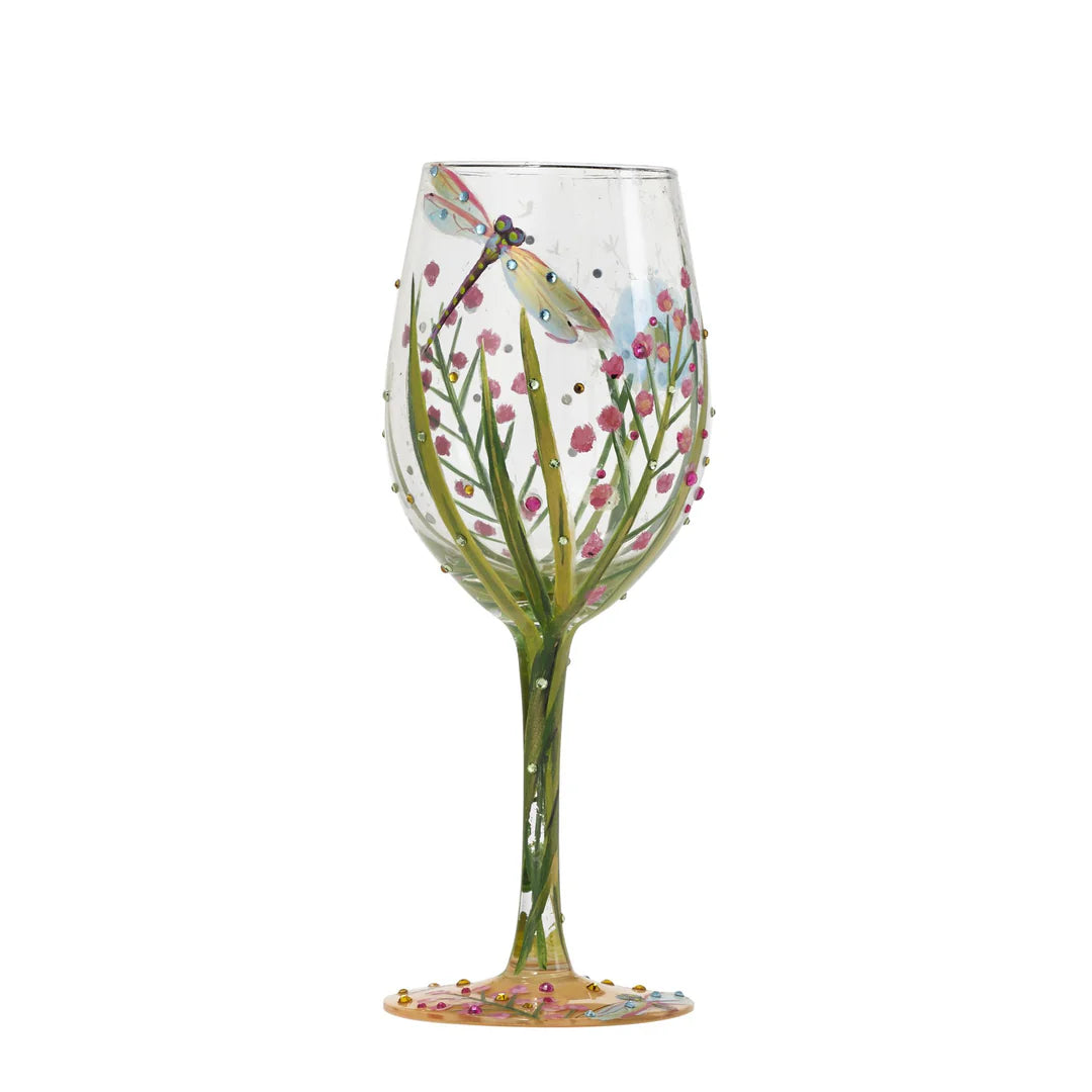 Lolita dragonfly glass