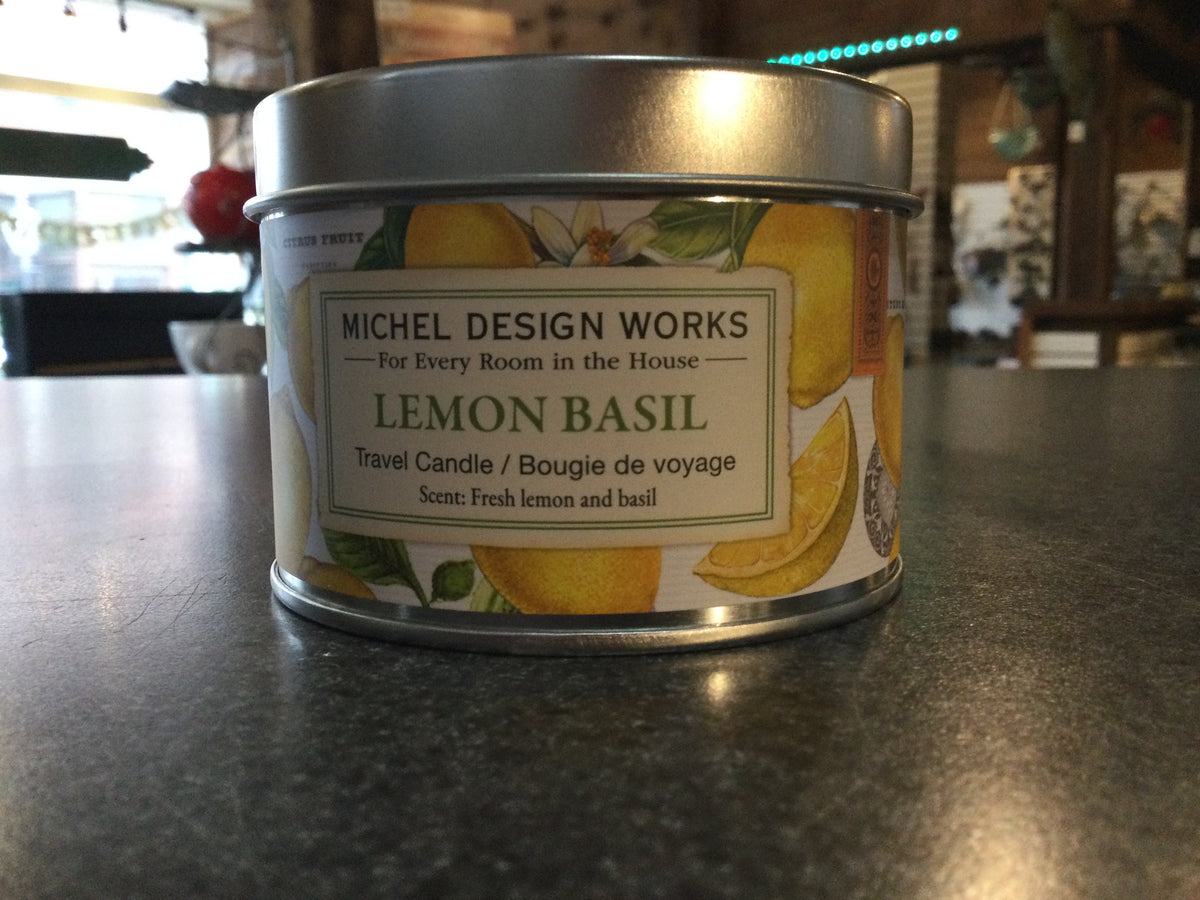 MDW Lemon-Basil travel candle