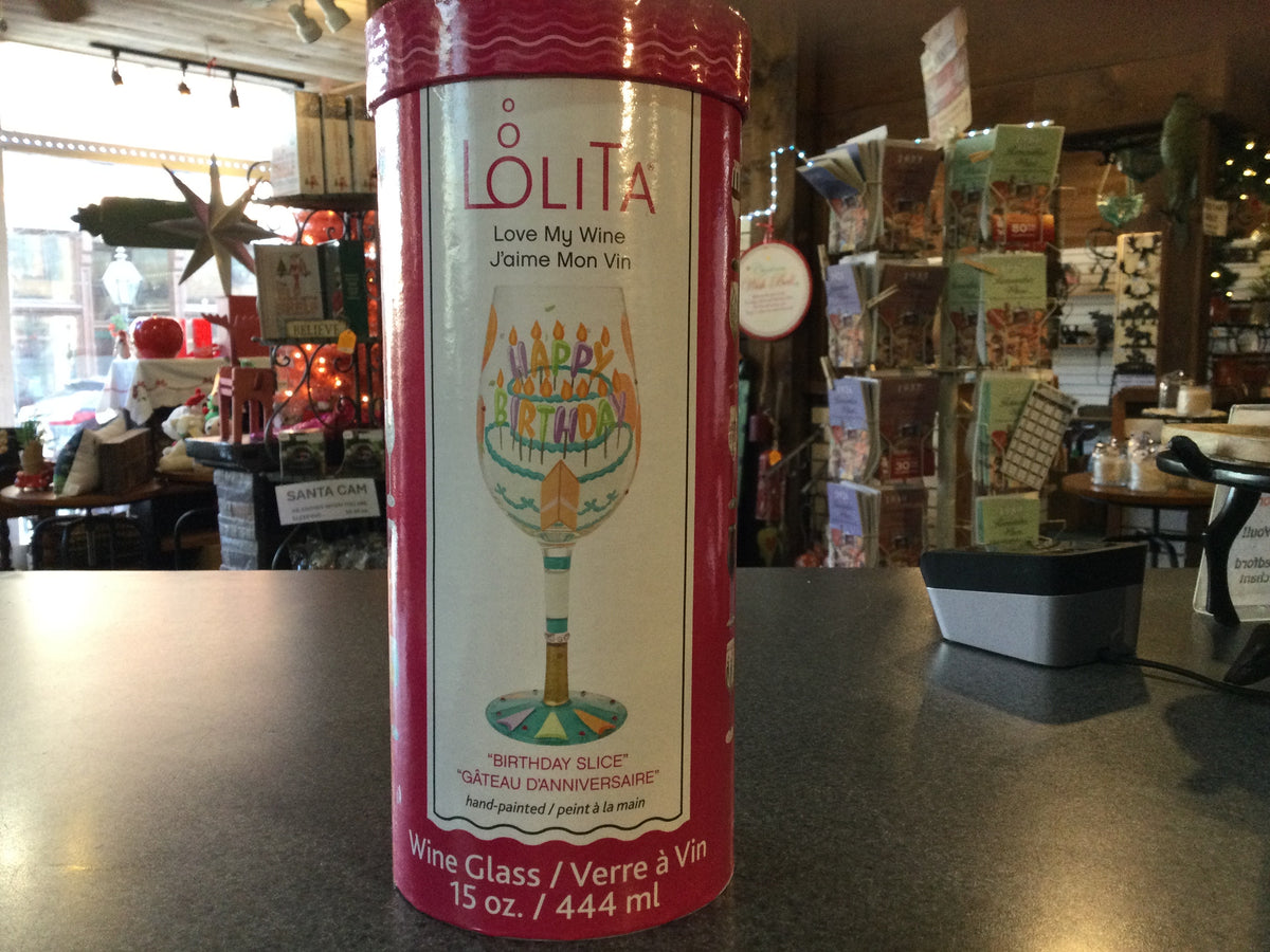 Lolita birthday slice glass