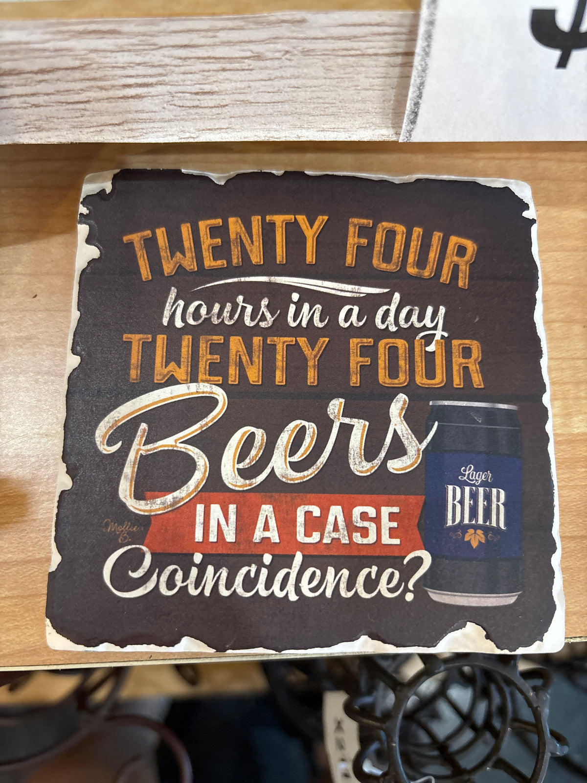 Tumbled tile 24 beers