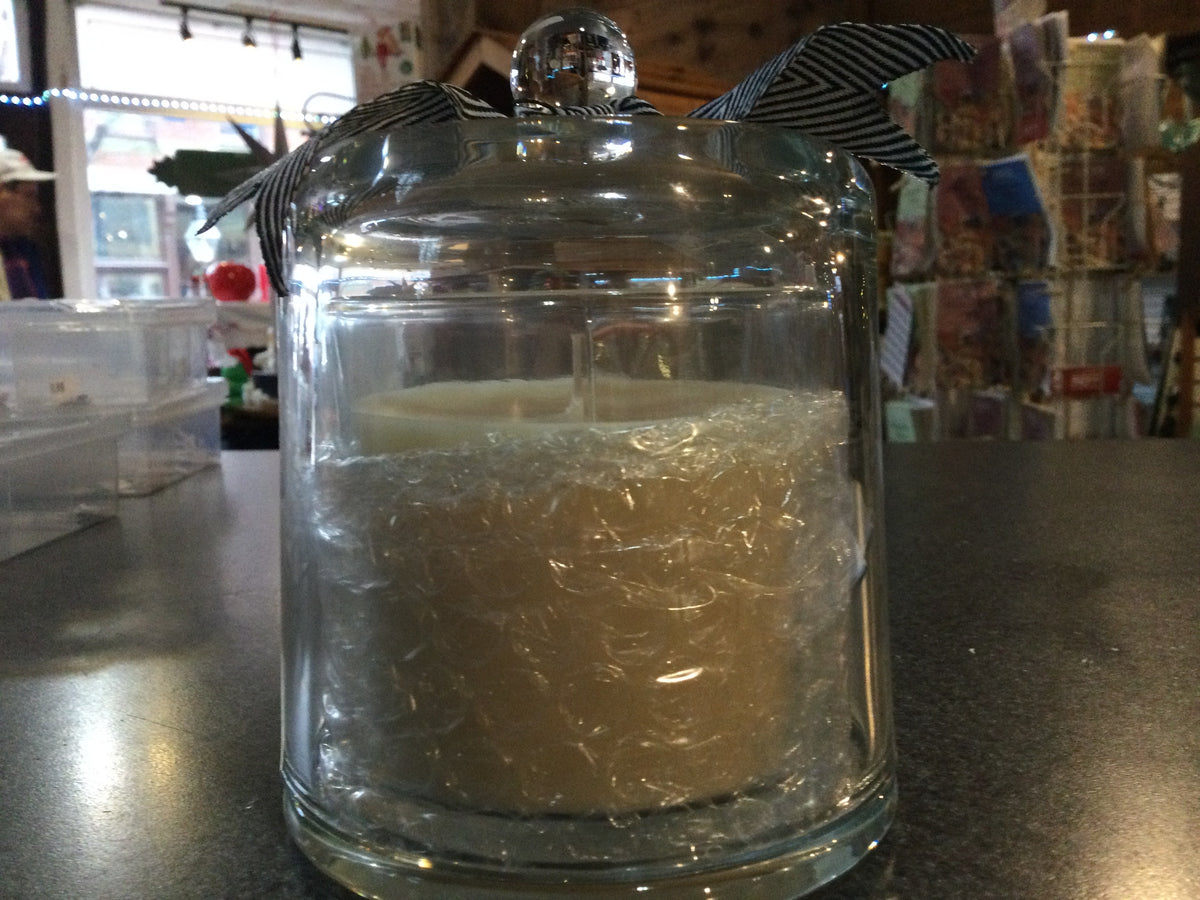 Lone elm driftwood candle