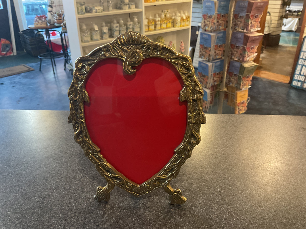 Brass Frame Oval 4X6