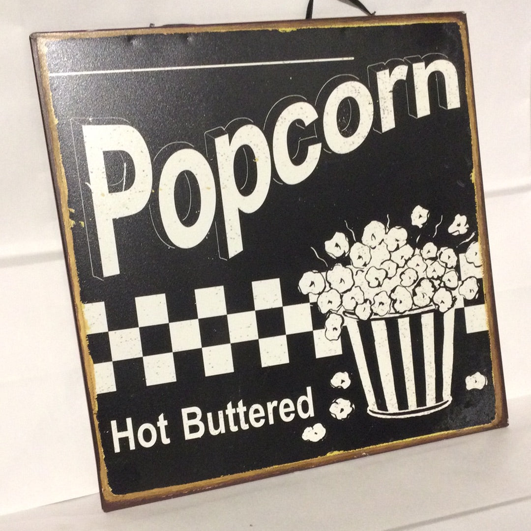 T822 Popcorn Sign