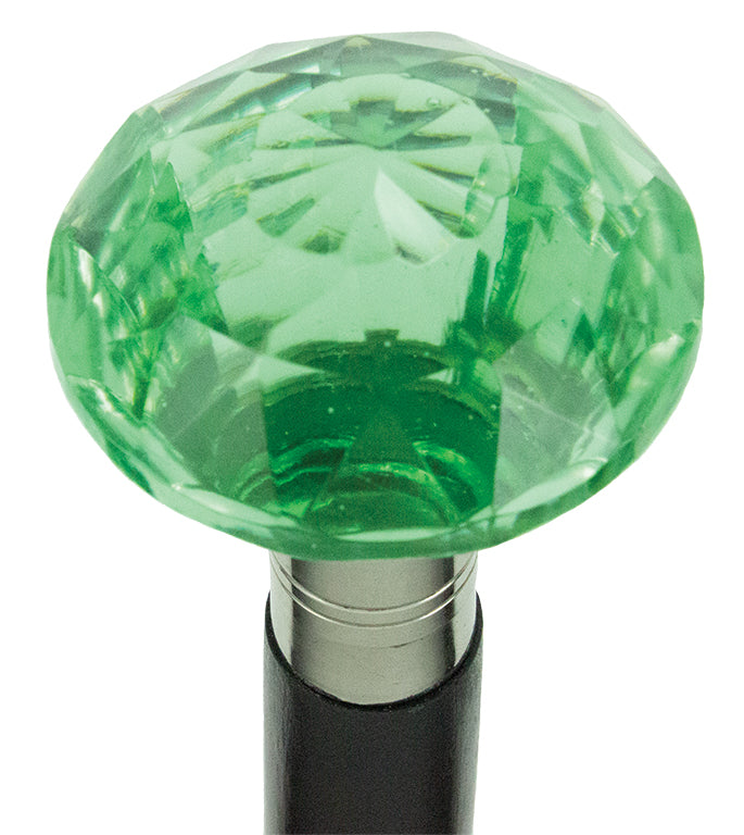 UA1463 Emerald Glass Walking Stick