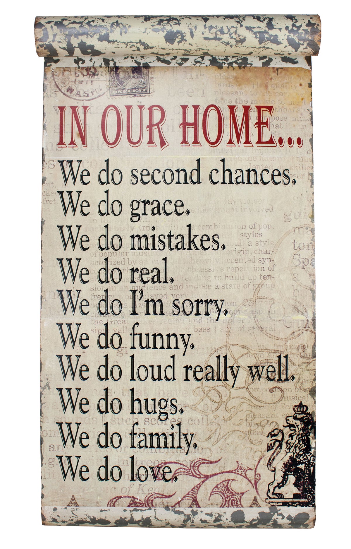 UW2373 Our Home Sign