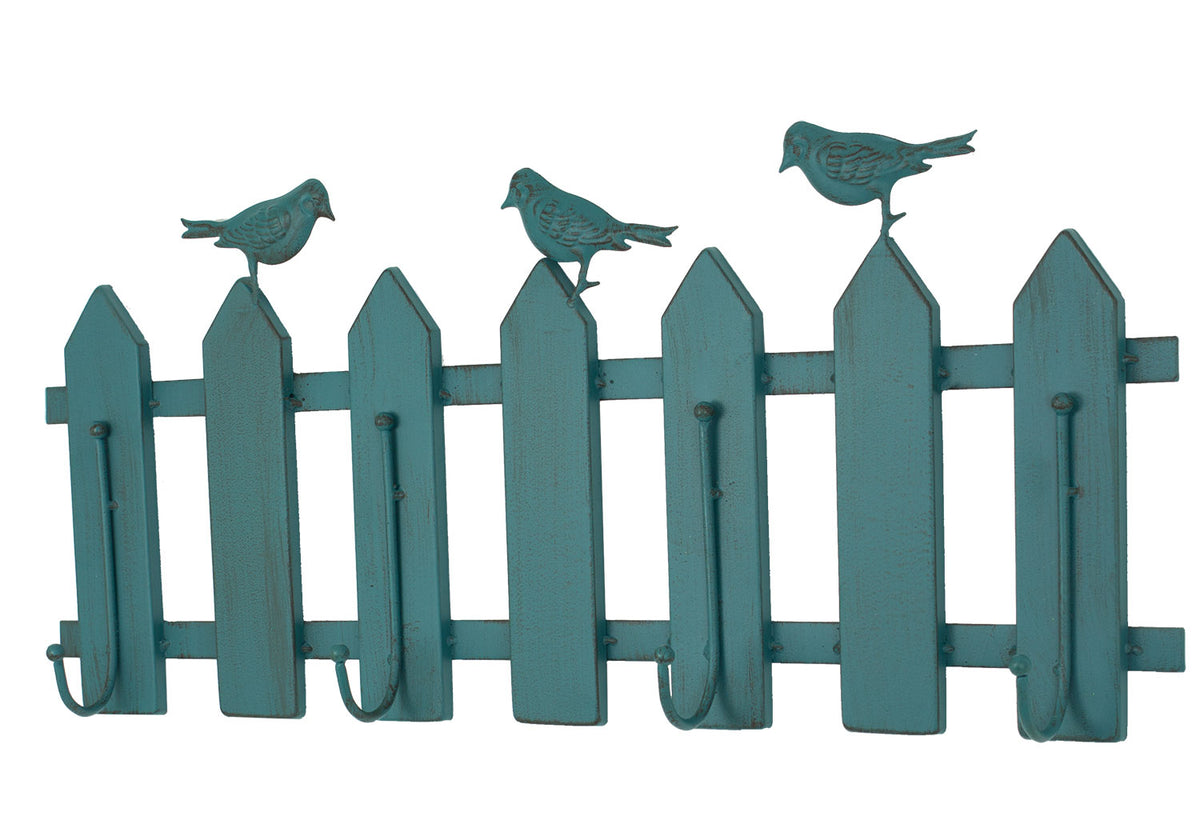 Uw2486 Fence wall rack blue