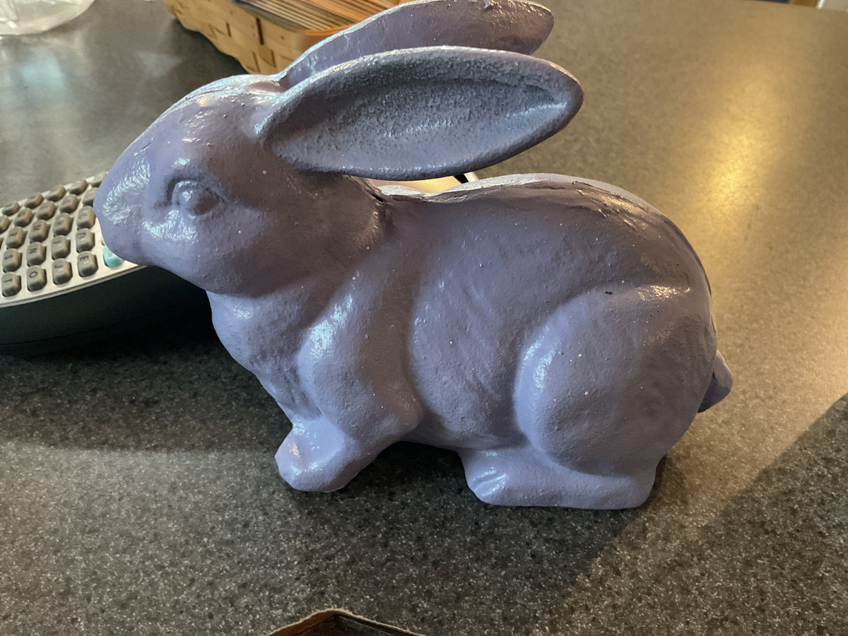 X1386 sitting bunny purple