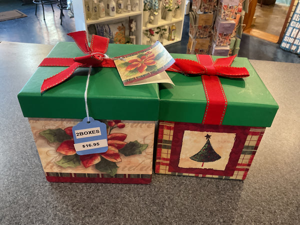 Christmas Boxes set of 2