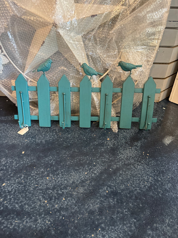 Uw2486 Fence wall rack blue
