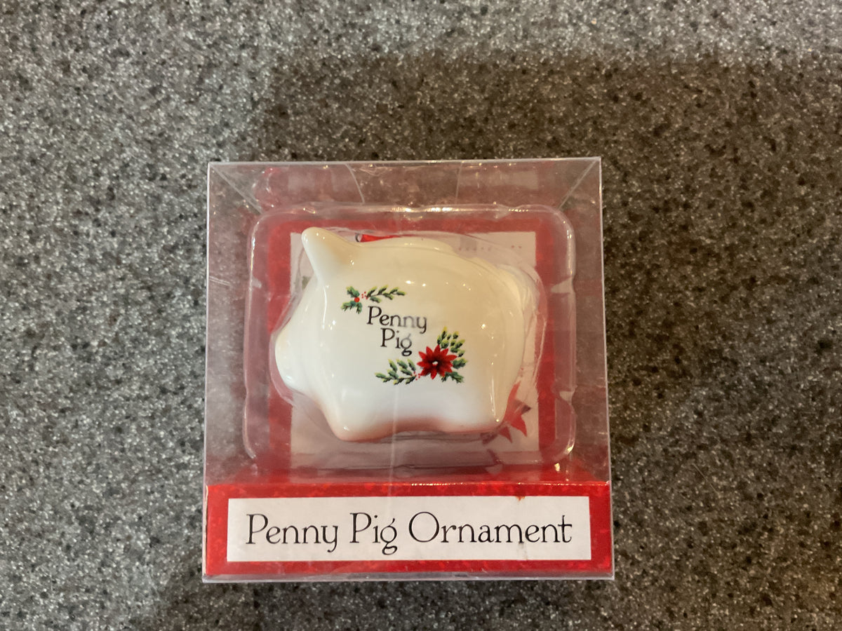 Penny Pig ornaments