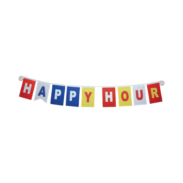UW2627 Happy Hour Flag Sign
