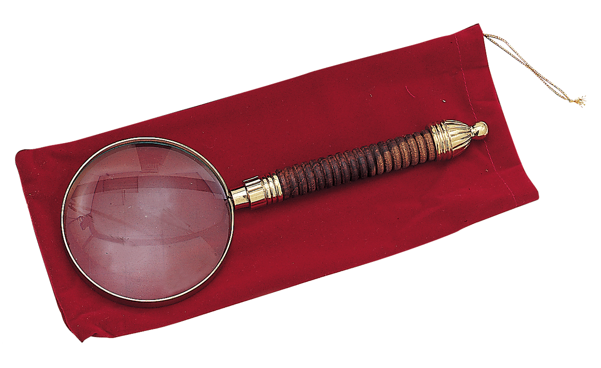 "Closer Look" Magnifying Glass with Felt Bag
