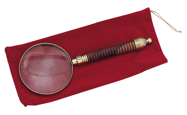 "Closer Look" Magnifying Glass with Felt Bag
