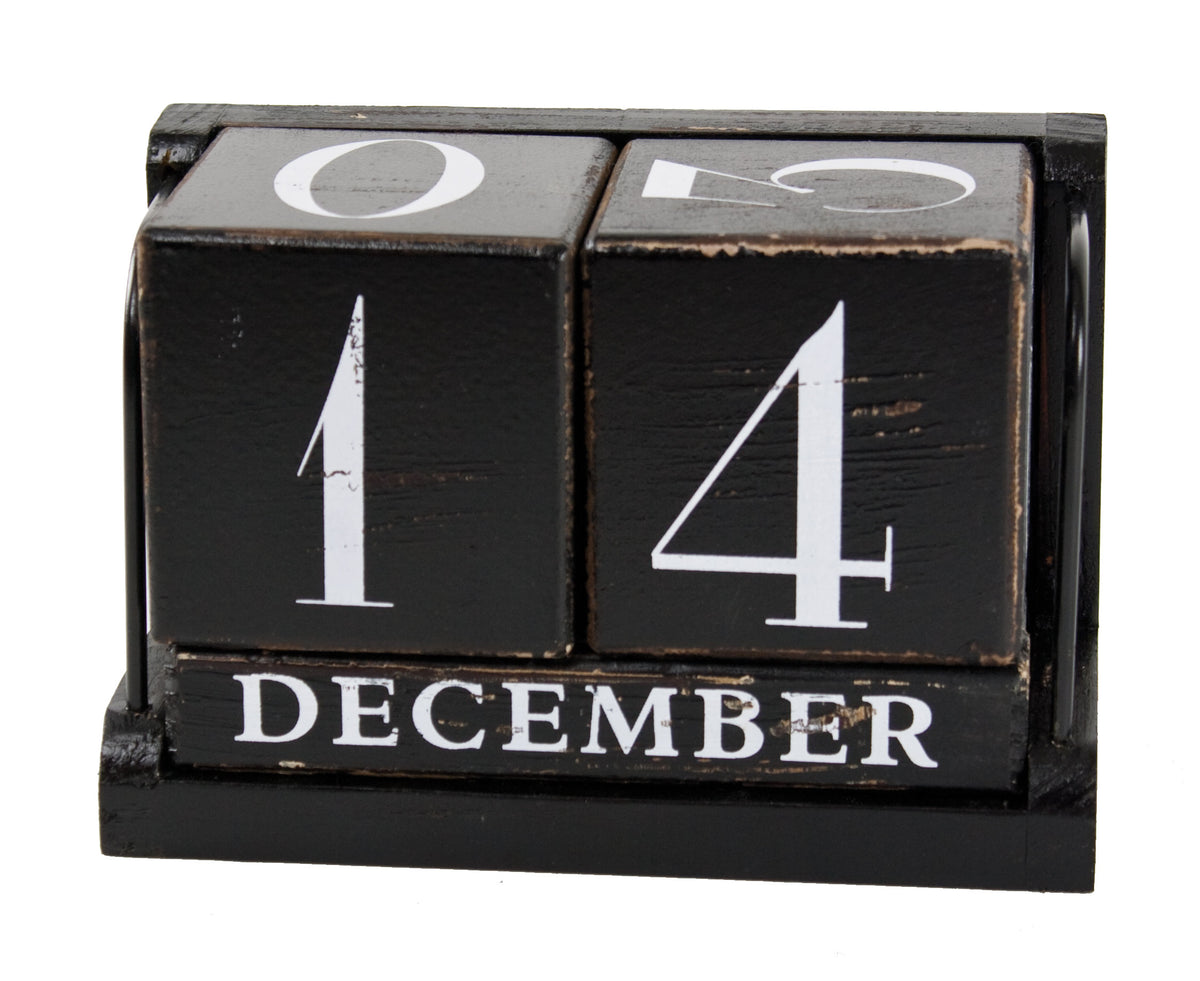 Wooden Block Calendar