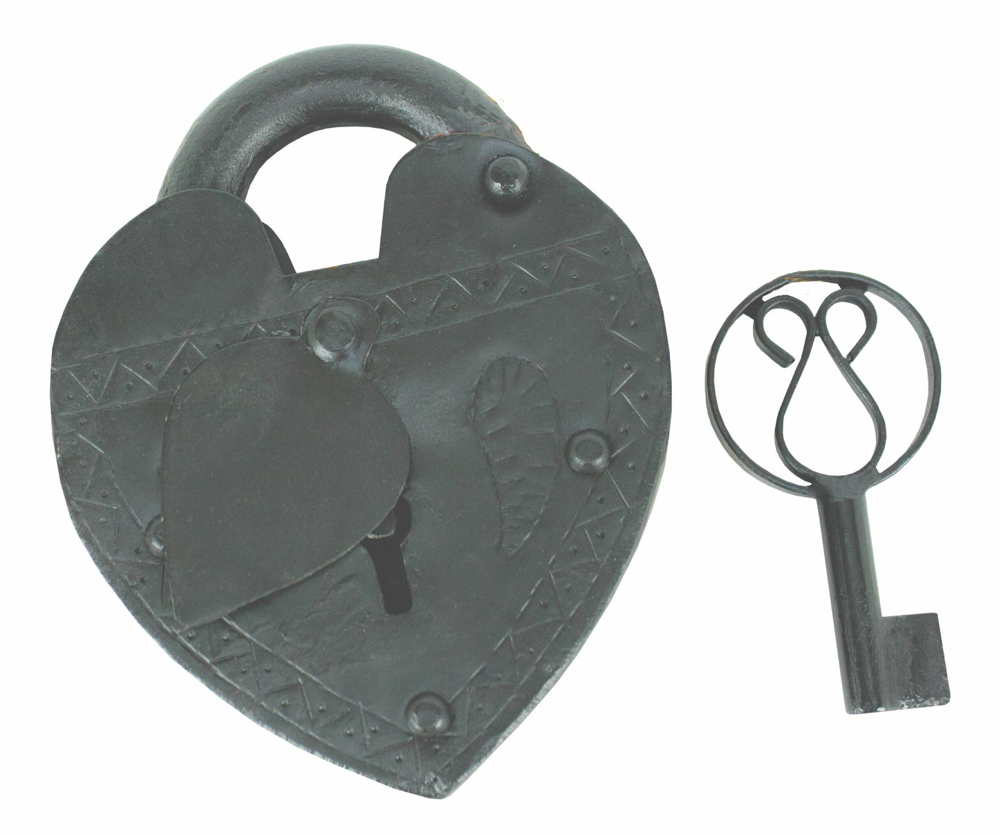 A1196 Black Heart Lock