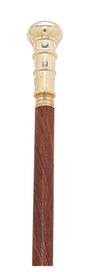A1210 Brass Knob Walking Stick- 36''