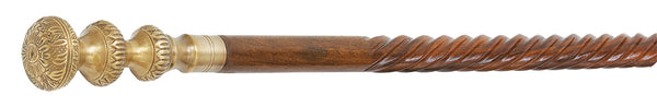 Brass Head Walking Stick