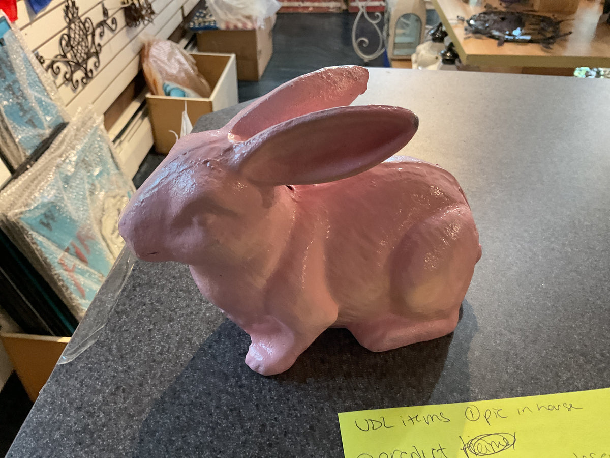 X1386 sitting bunny pink