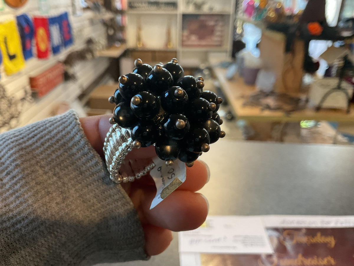 Black Circles Ring