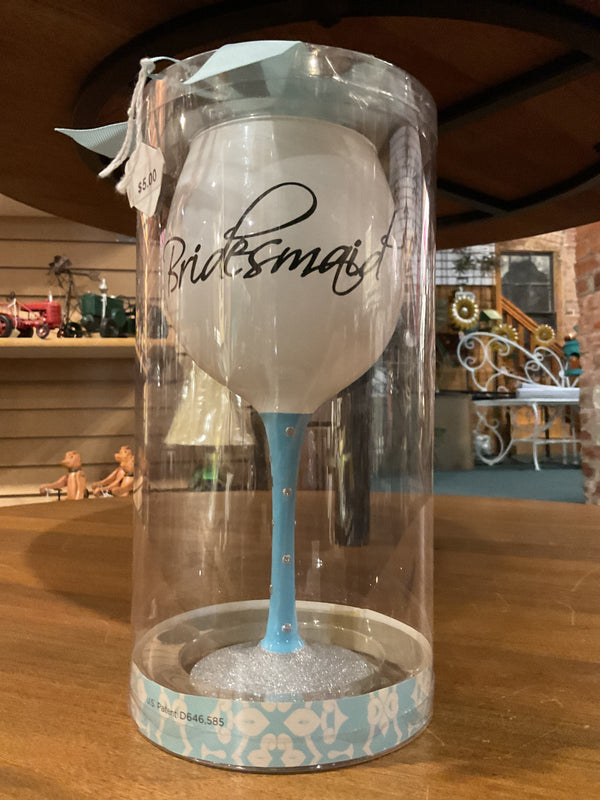 Bridesmaid Wine Glass