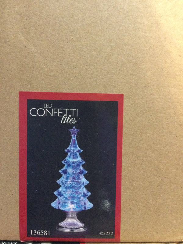 Lighted swirl tree