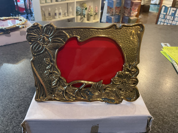 Brass Frame Rectangular 3-1/2x2-1/4