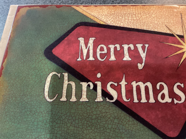 Metal sign