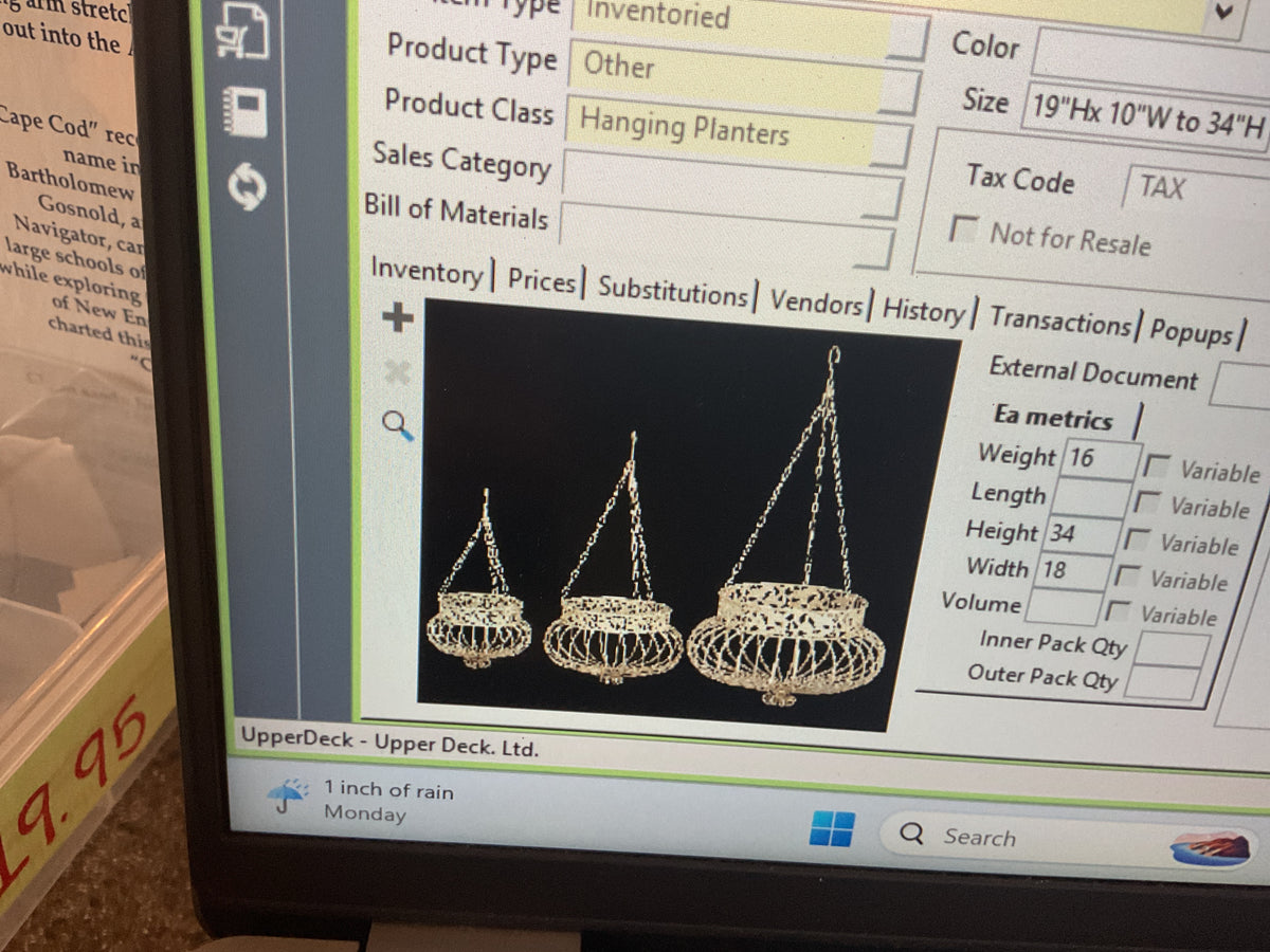 X1234L hanging basket LARGE