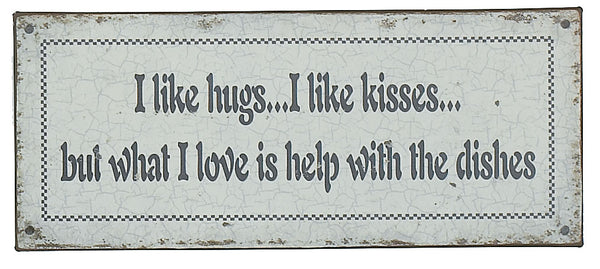 Hugs & Kisses Sign