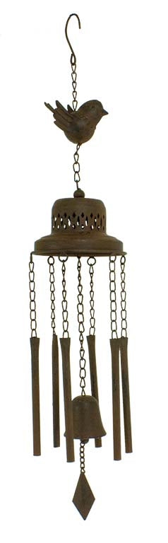 Ub249 Bell w/bird wind chime