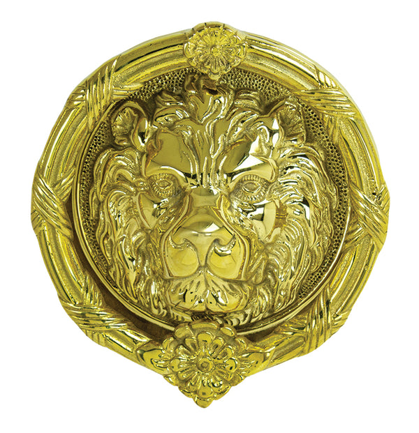 Brass Lion Door Knocker