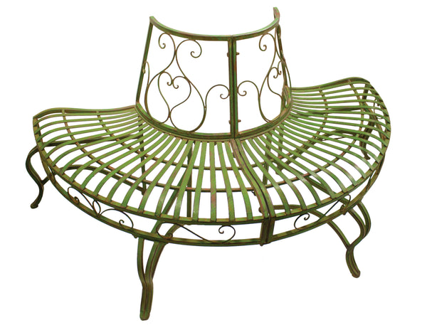 Half round Tree bench