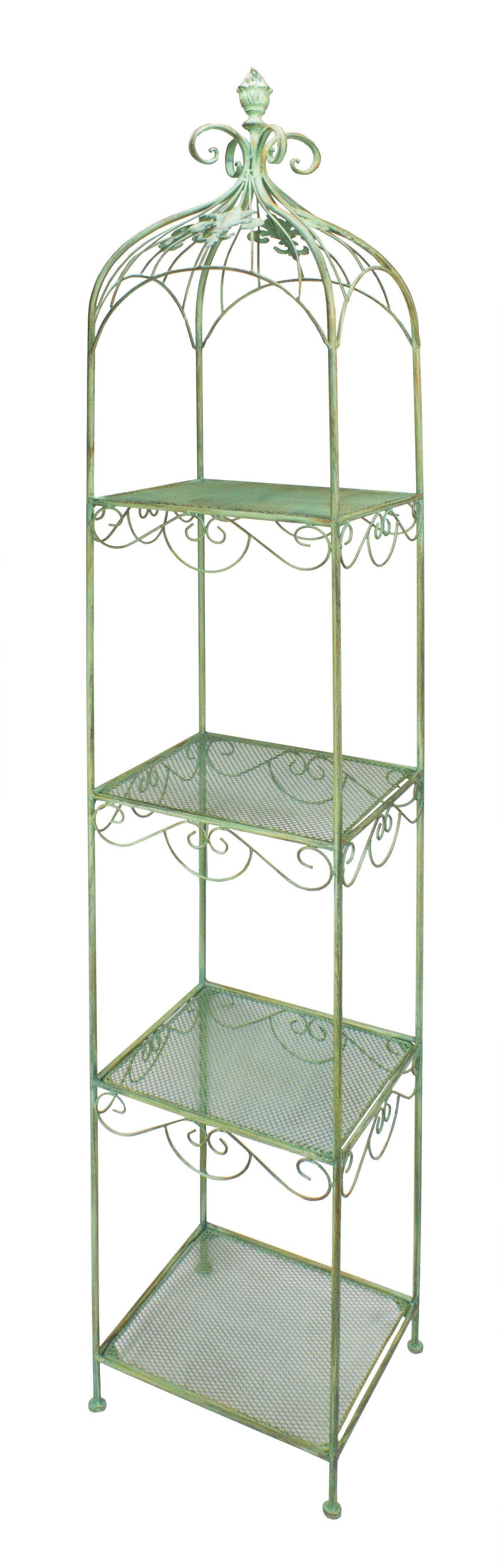 Green 2 shelf rack