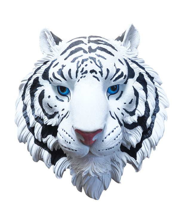 Giant White Tiger Head Wall Mount