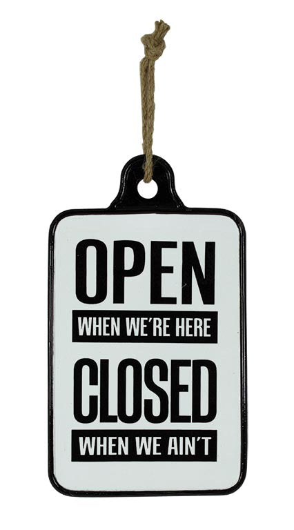 UT597 Open/Closed Sign