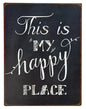 UT614 Happy Place Sign