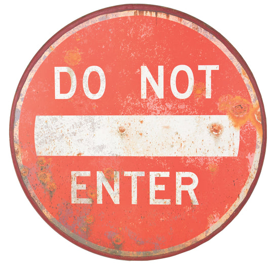 UT871 Do Not Enter Sign