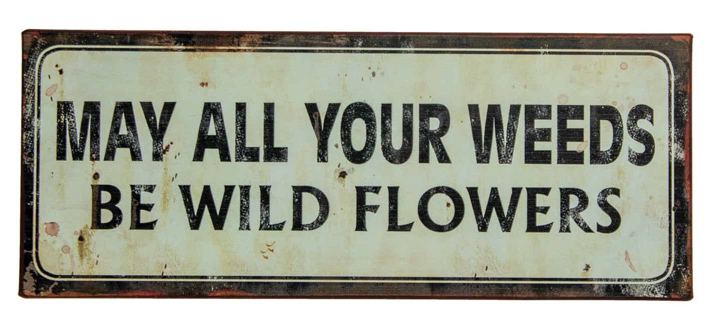 UT943 Wildflowers Sign