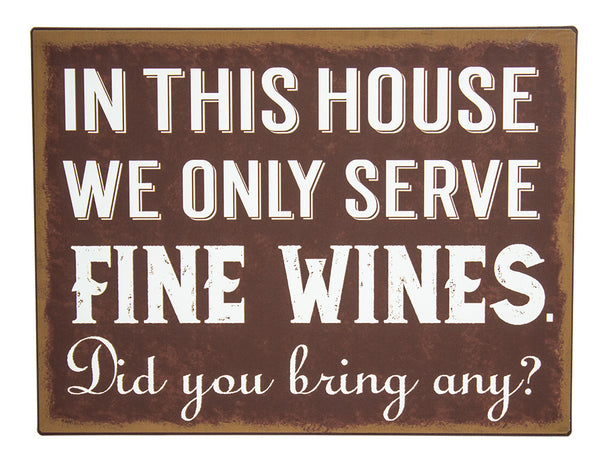 Fine Wine Sign