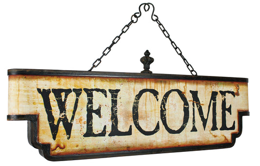 UW2365  Welcome Sign