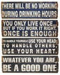 UW2374 Wooden Sign