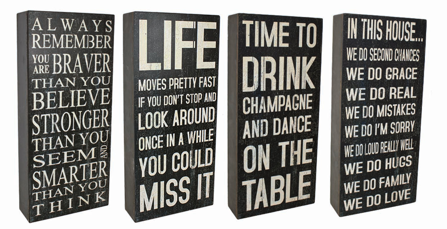 UW2376 Block Signs