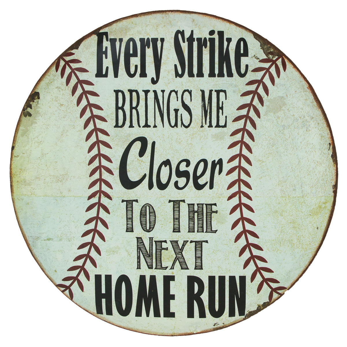 Home Run Baseball Sign