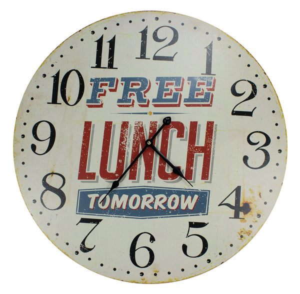 Free Lunch Clock