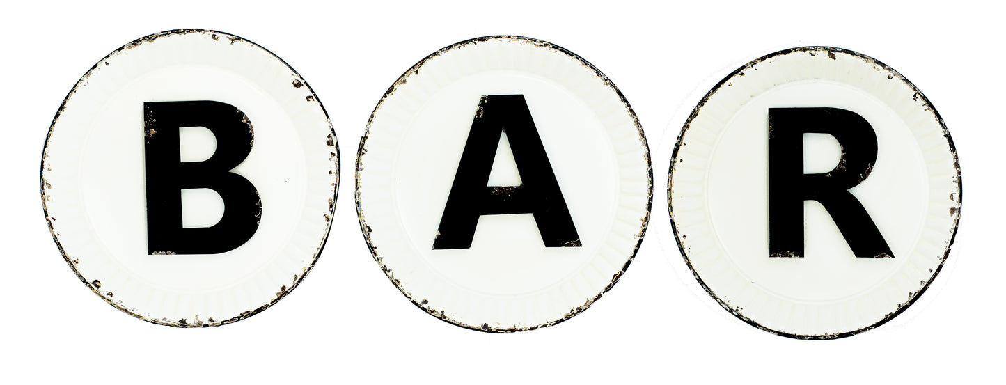 UW6031 Bar Sign/Pie Plates