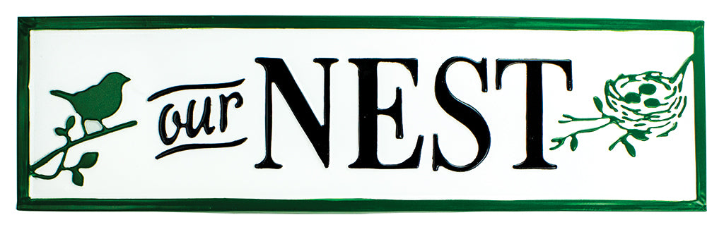 UW6204 Our Nest Sign