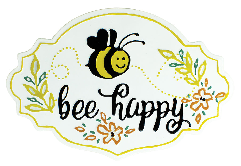 UW6212 Bee Happy Sign
