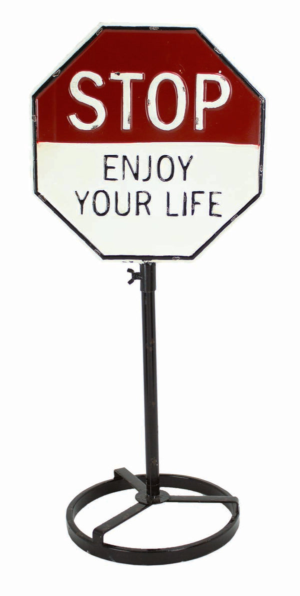 Stop Enjoy Your Life Stand
