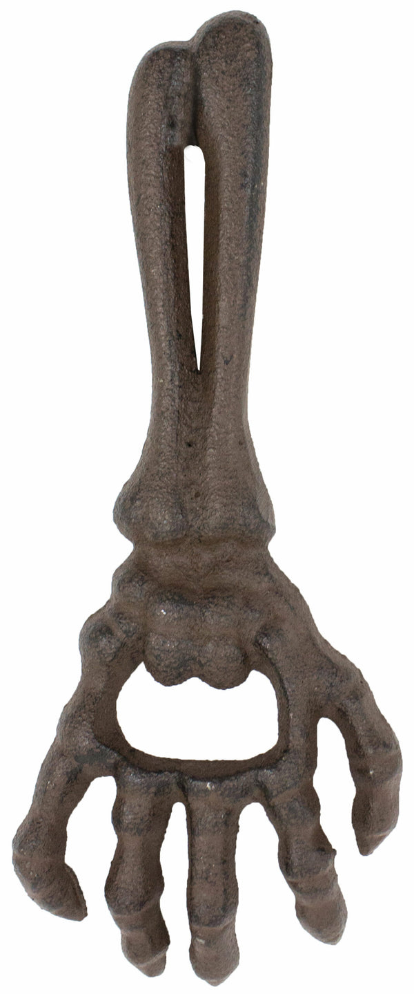Skeleton Hand Bottle Opener - Rust
