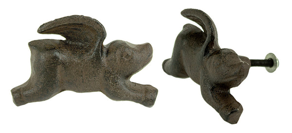 Flying Pig Drawer Pull